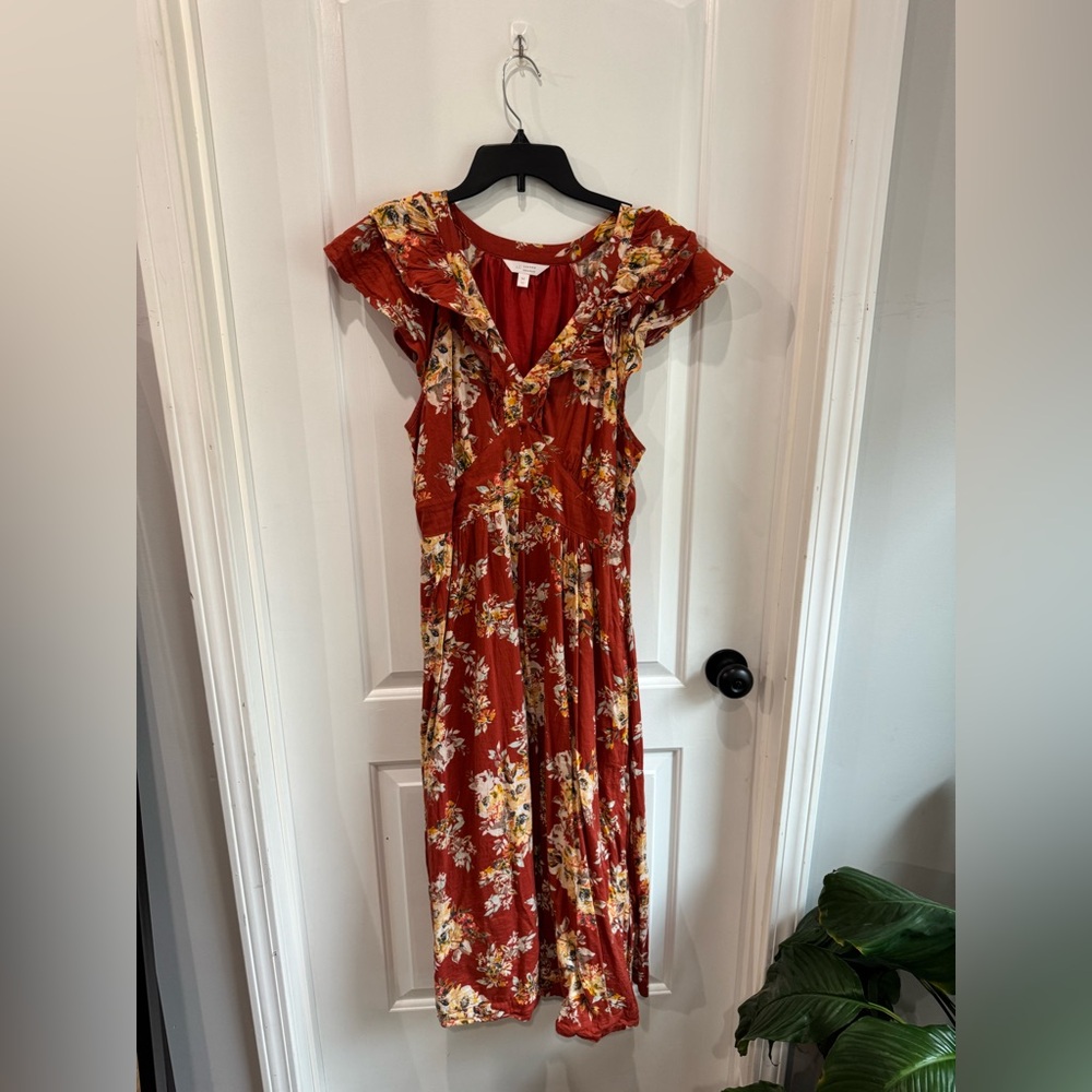 Lauren Conrad Midi Floral Dress - Size M